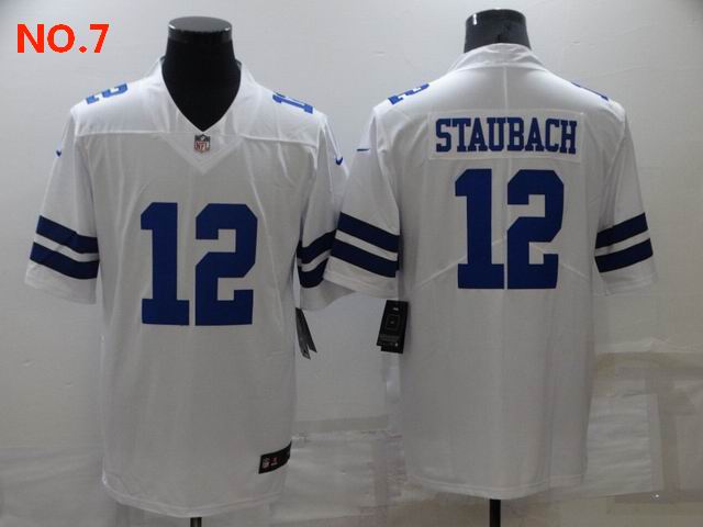 Men's Dallas Cowboys #12 Roger Staubach Jerseys NO.7;